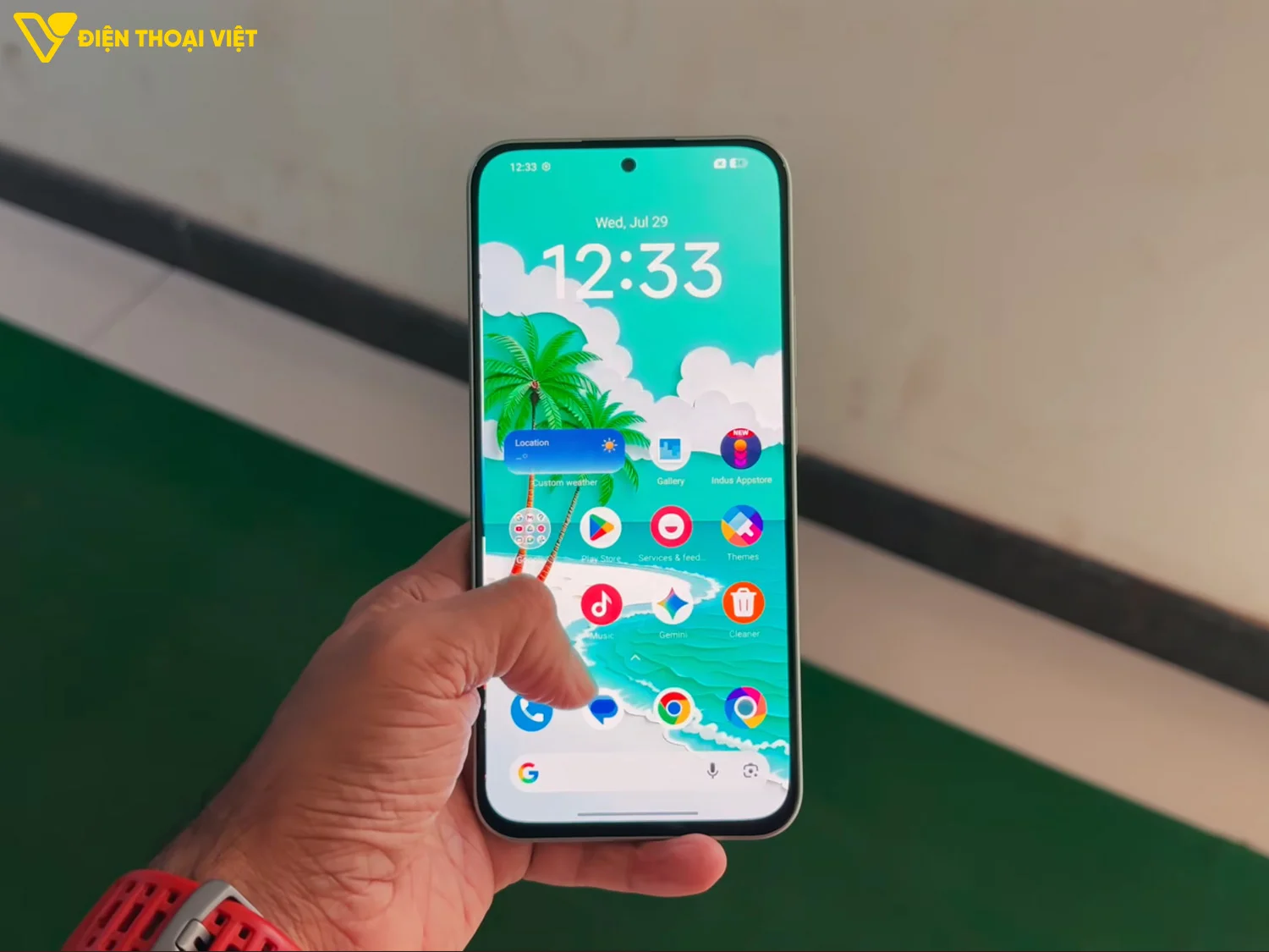 Thiết kế mặt trước POCO M8 Power