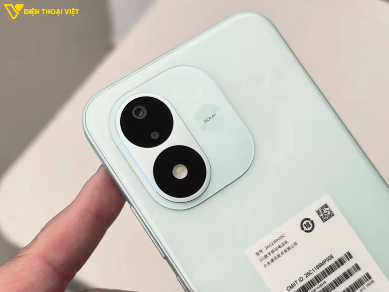 Camera REDMI Note 17: 50MP