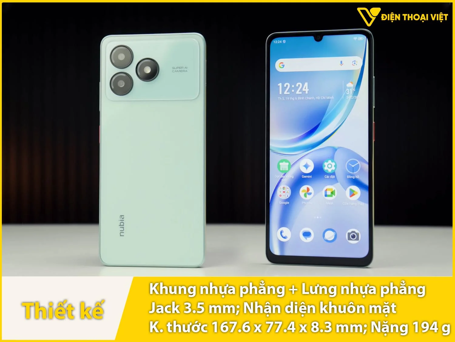 Khung nhựa phẳng & 2 mặt trước sau phẳng