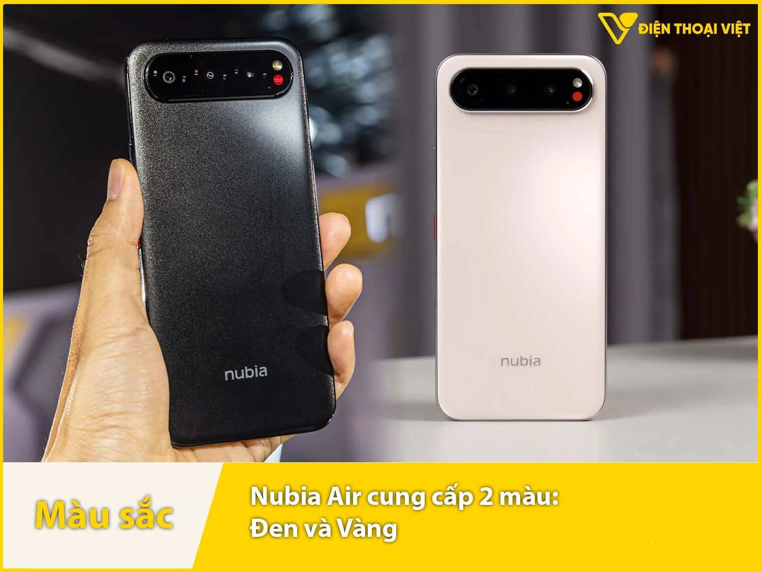 Nubia Air cung cấp 2 màu