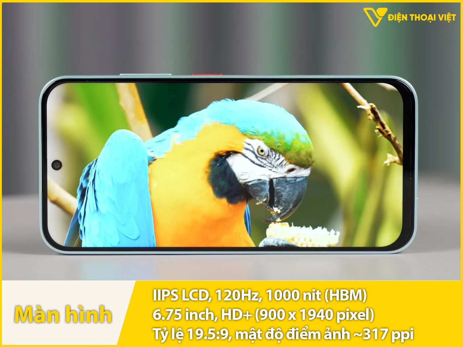 IPS LCD 6,75 inch - 120Hz - 1000 nit