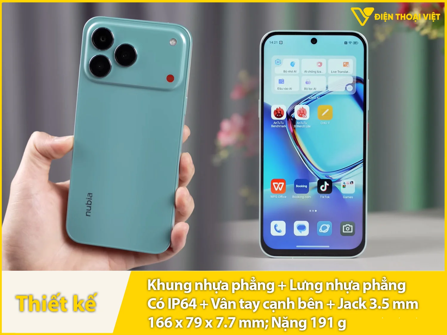 Khung nhựa phẳng & 2 mặt trước sau phẳng