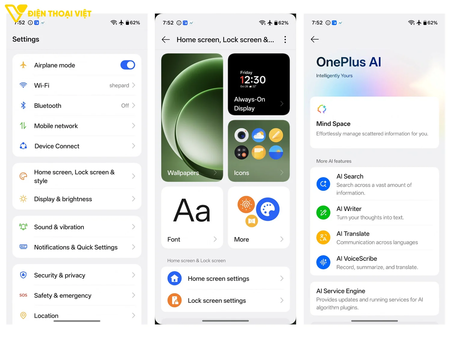 Giao diện hệ thống OnePlus 15R