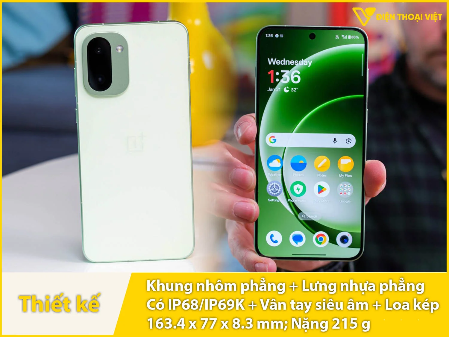 Khung kim loại & 2 mặt kính đều phẳng