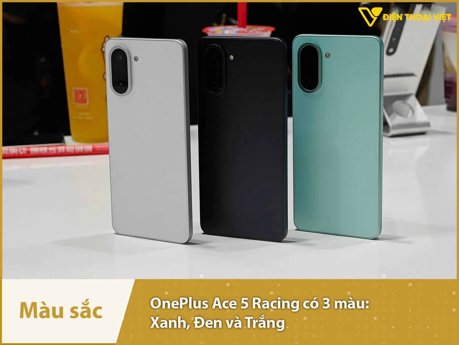 OnePlus Ace 5 Racing có 3 màu sắc