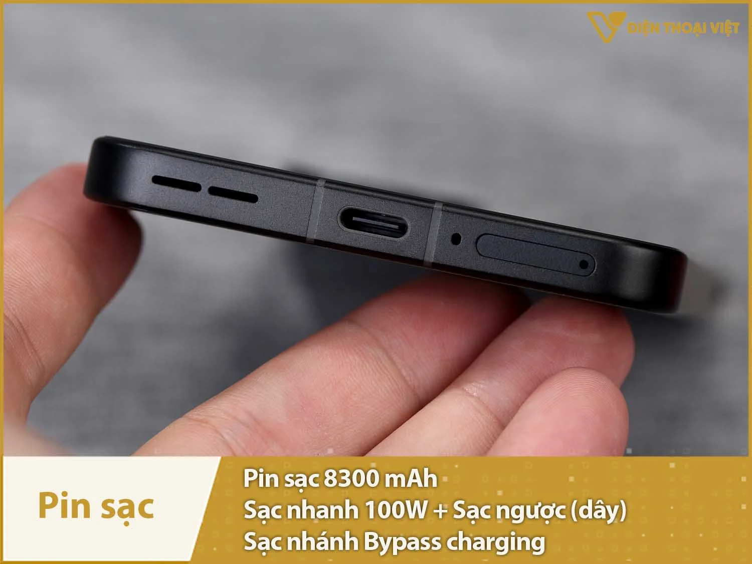 Pin Ace 6T 8300mAh & Sạc nhanh 100W
