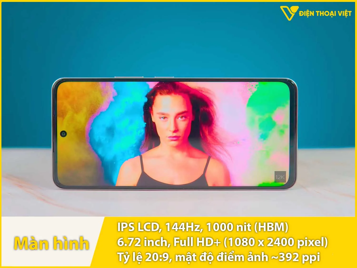 IPS LCD 6,72 inch - 144Hz - 1000 nit