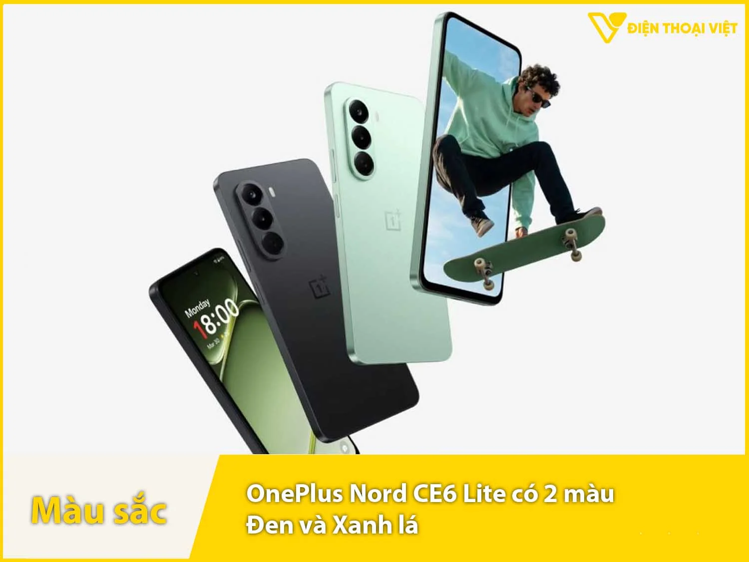 OnePlus Nord CE6 Lite có 2 màu sắc