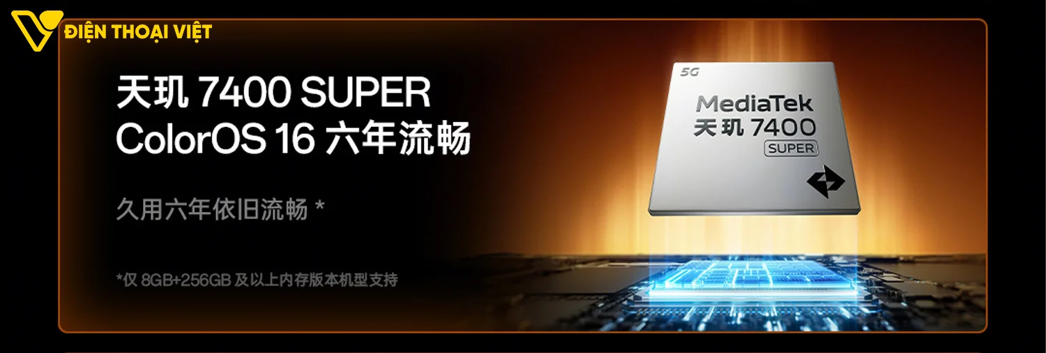 Vi xử lý Dimensity 7400 Super trên OnePlus Turbo 6X Pro