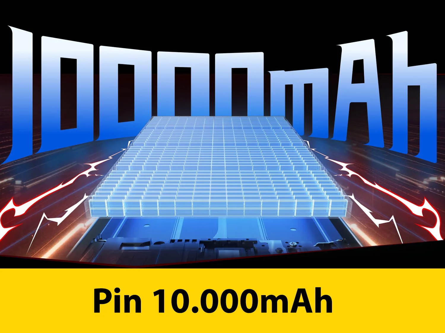 Pin siêu khủng 10.000mAh & Sạc nhanh 80W
