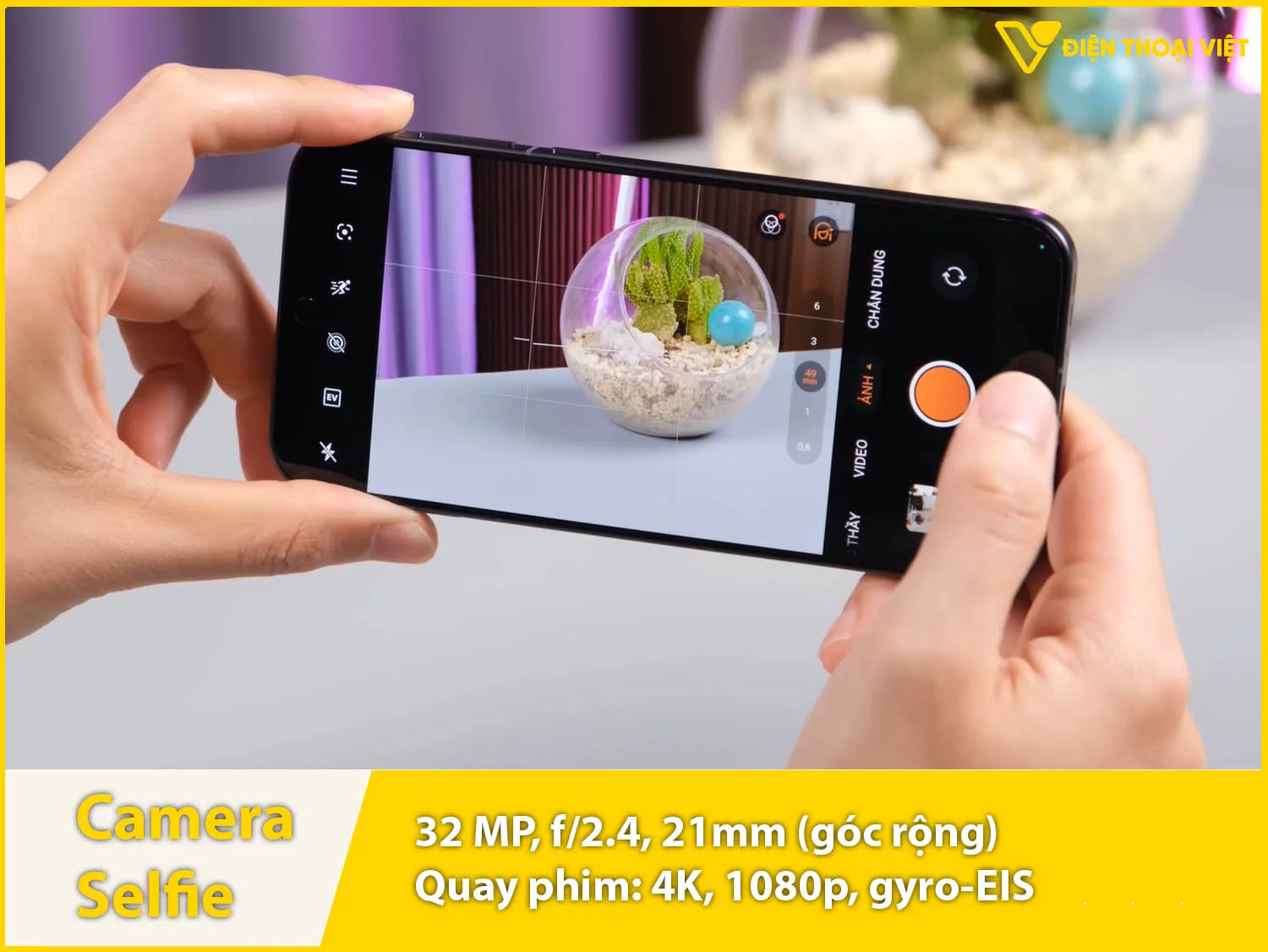 Camera selfie 32MP & quay phim 4K