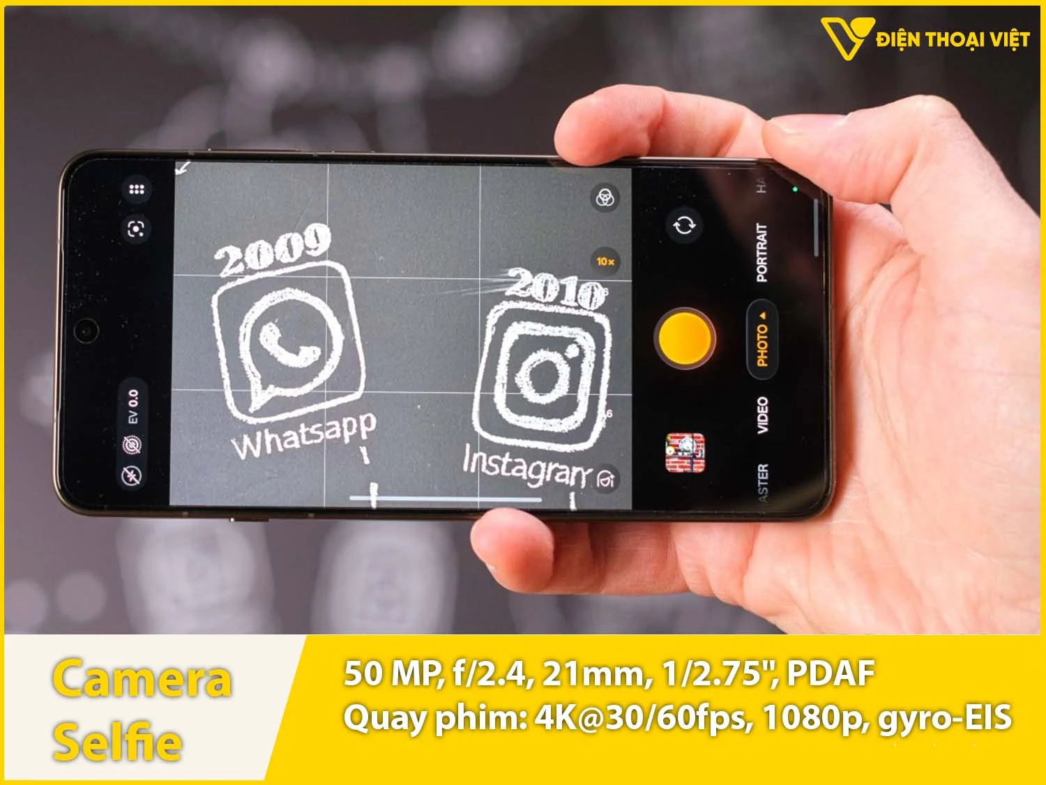 Camera 50MP & Quay video 8K