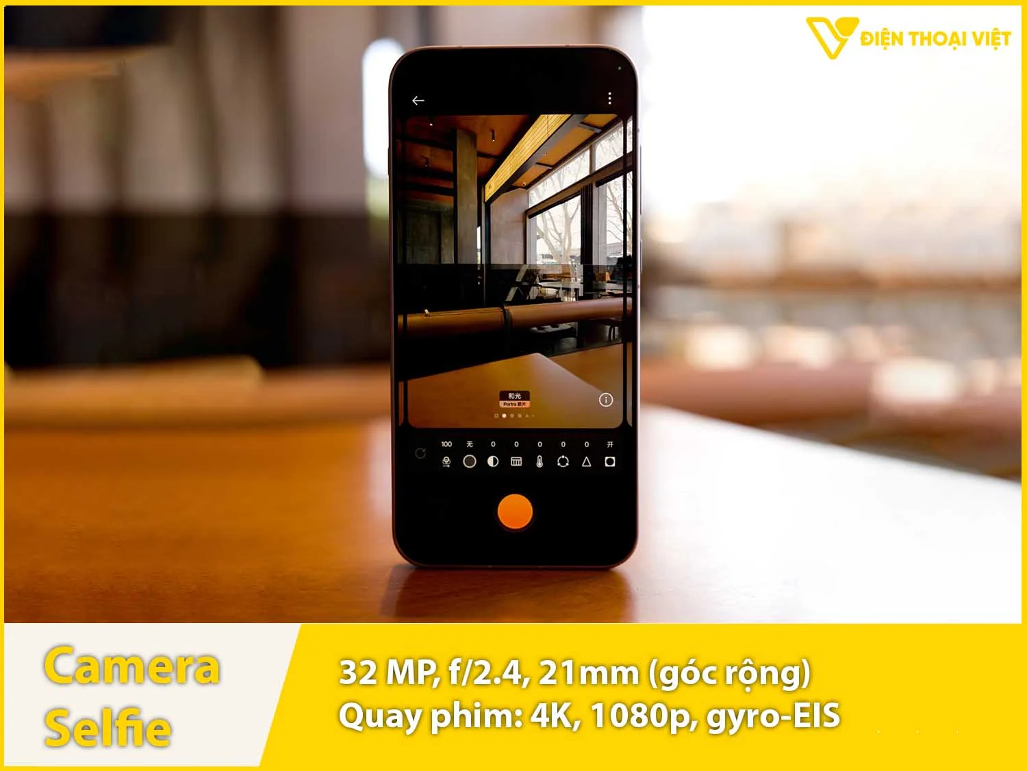 Camera trước 32MP & Quay video 4K