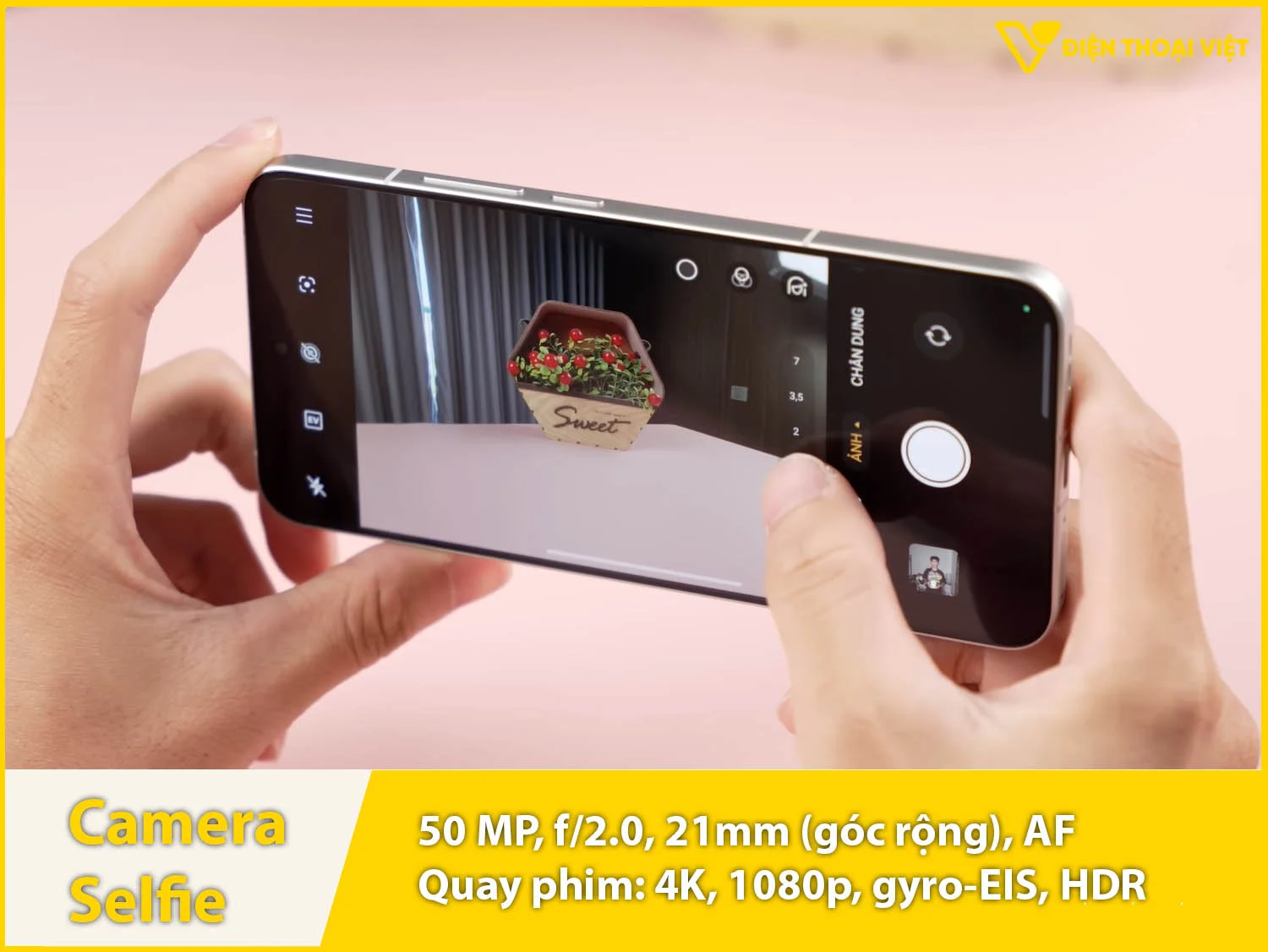 Camera selfie 50MP & Quay phim 4K