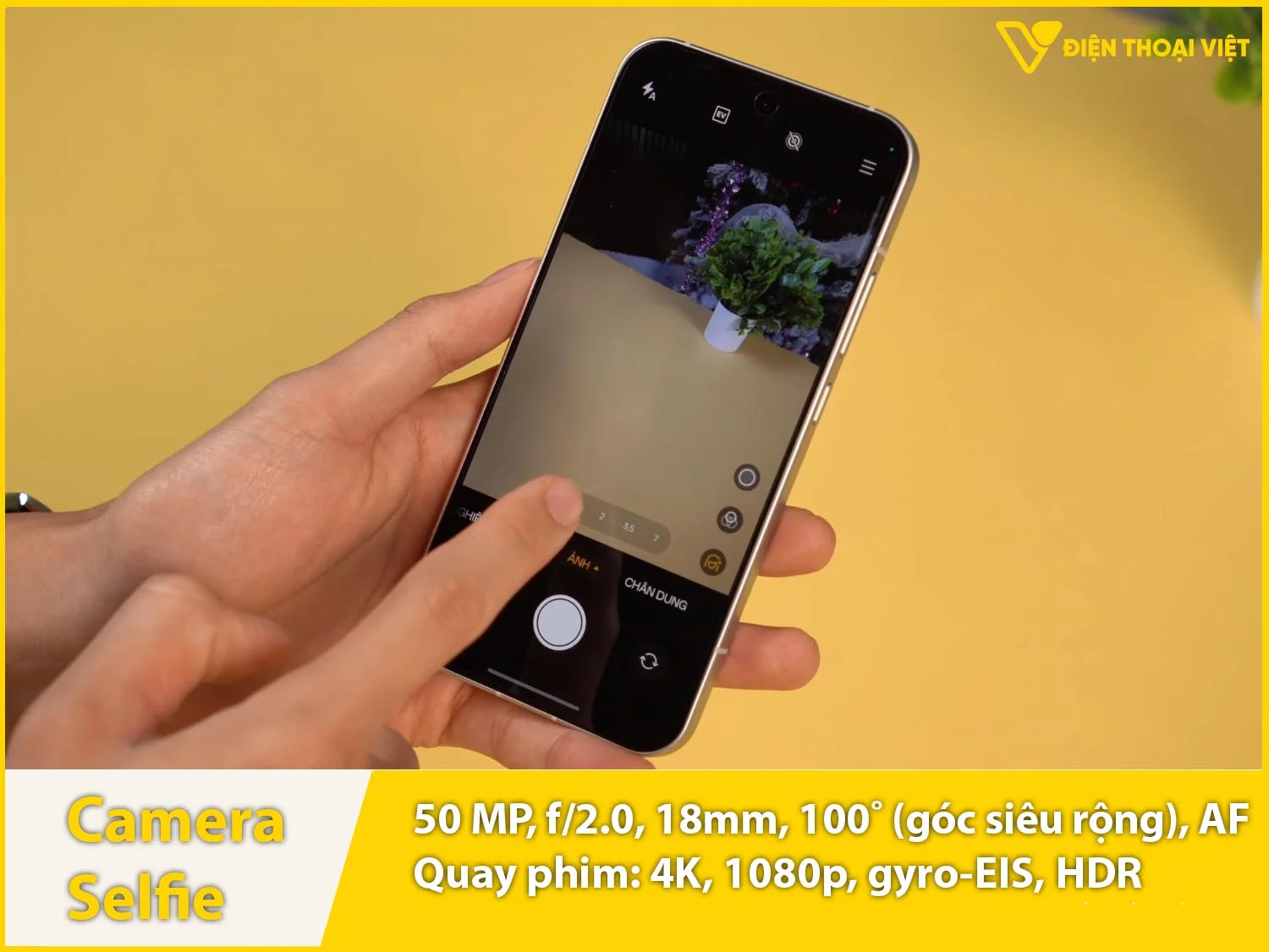 Camera selfie 50MP & Quay phim 4K