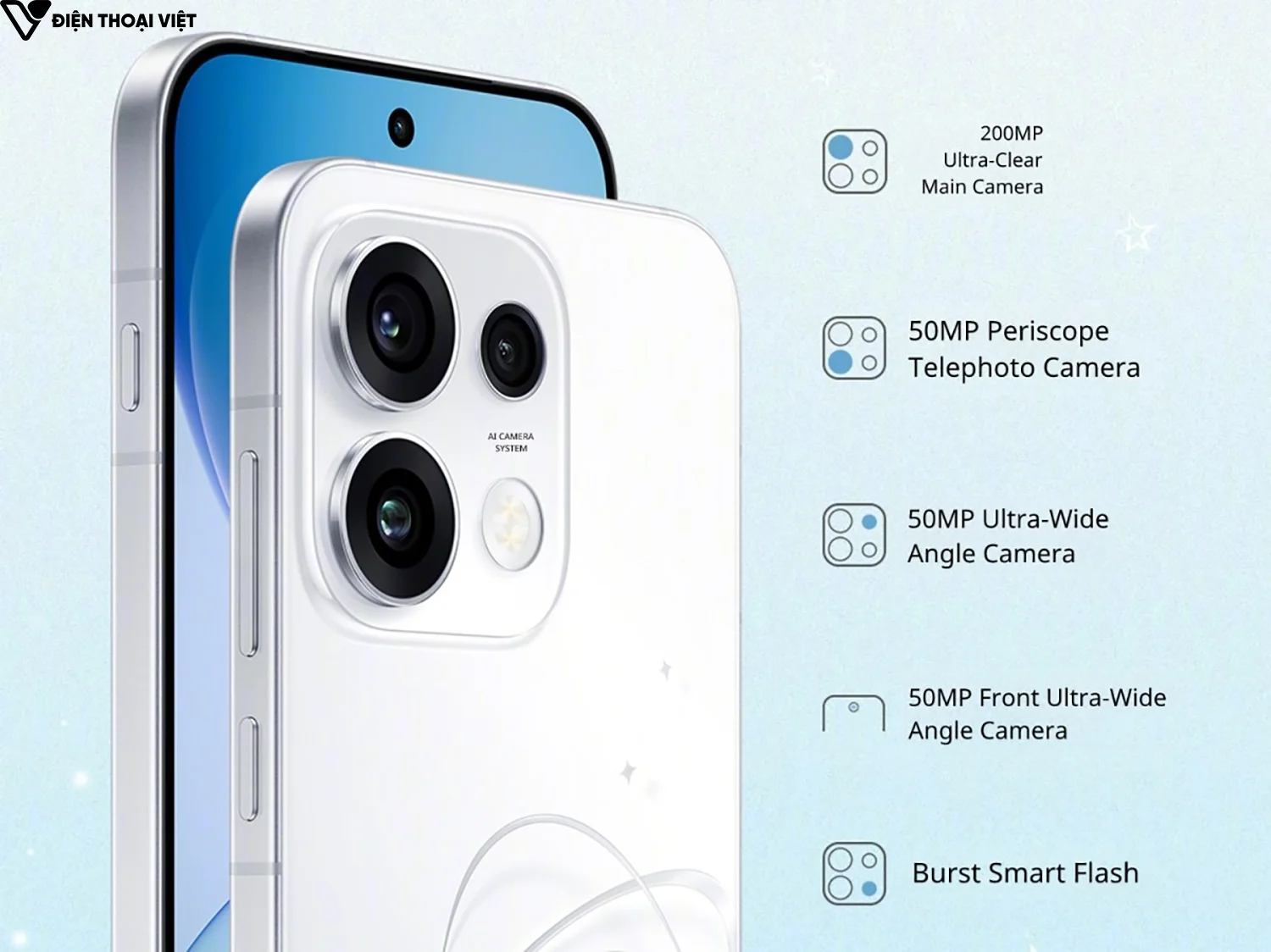 OPPO Reno16 series sẽ sở hữu camera khủng 200MP