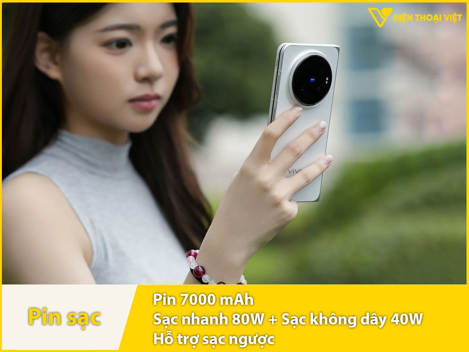 Pin 7000mAh & Sạc nhanh 80W