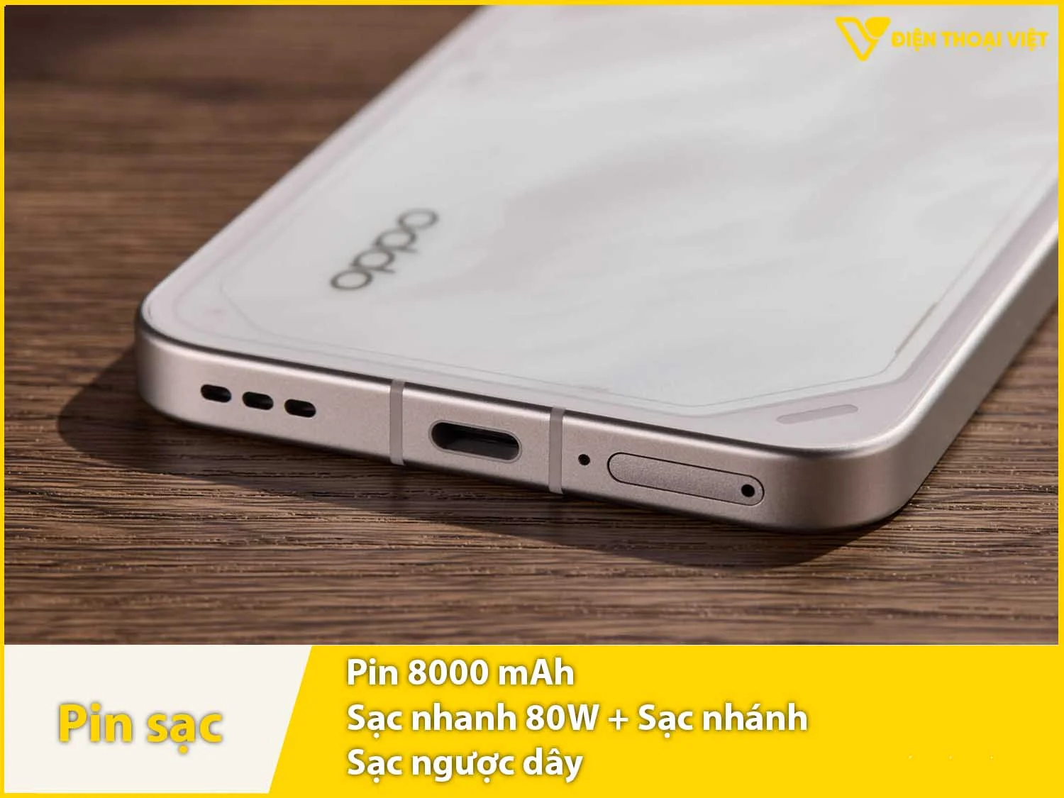 Pin khủng 8000mAh & Sạc nhanh 80W