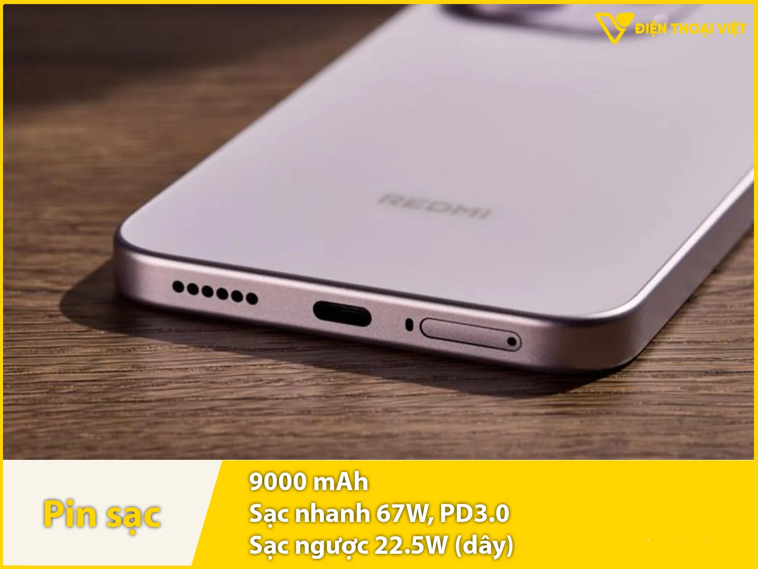 Pin 9000mAh dùng 2-3 ngày & Sạc nhanh 67W đầy pin trong 95 phút