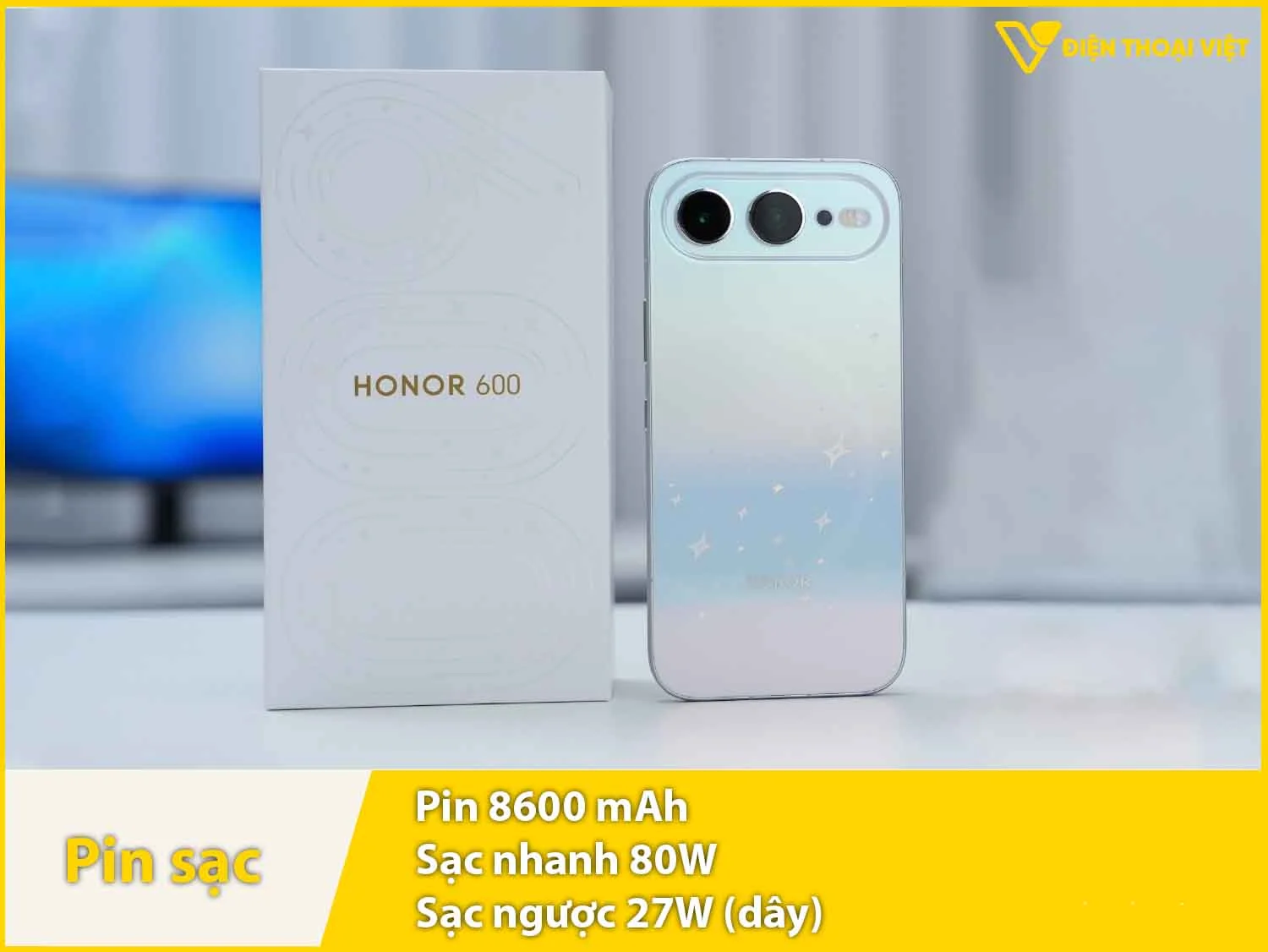 Pin 8600mAh & Sạc nhanh 80W