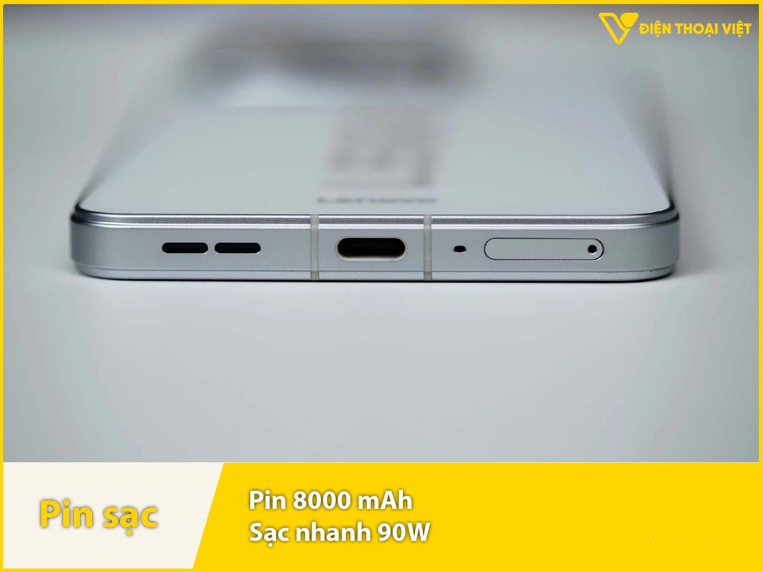 Pin khủng 8000mAh & Sạc nhanh 90W
