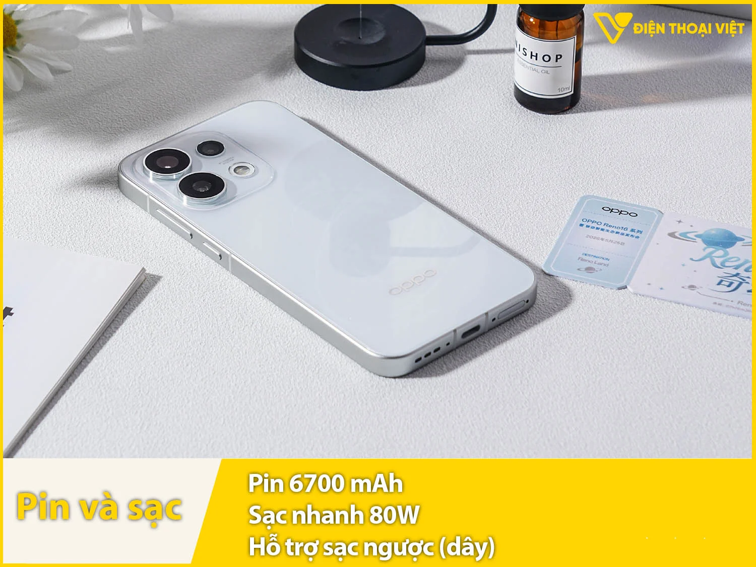 Pin lớn 6700mAh & Sạc nhanh 80W