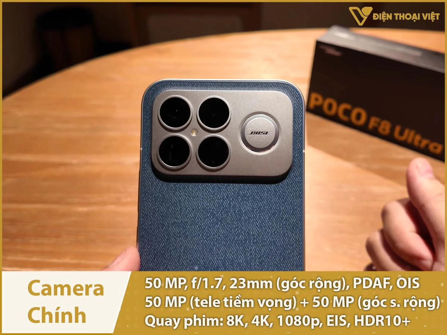 Camera 50MP & Quay phim 8K