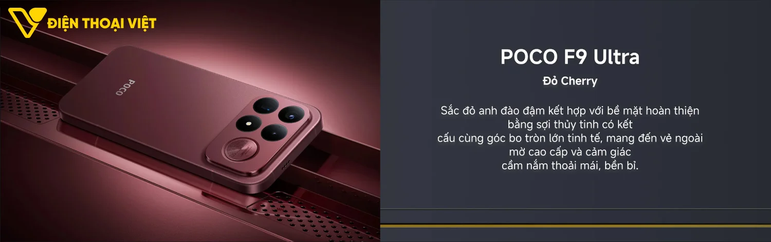 POCO F9 Ultra sở hữu thiết kế cao cấp, sang trọng