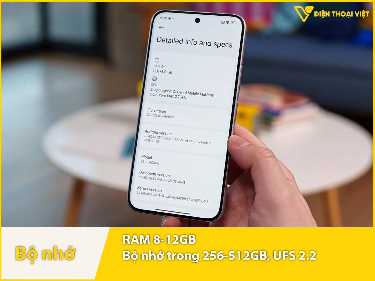 POCO M8 Pro có RAM 8-12GB & Bộ nhớ 256-512GB
