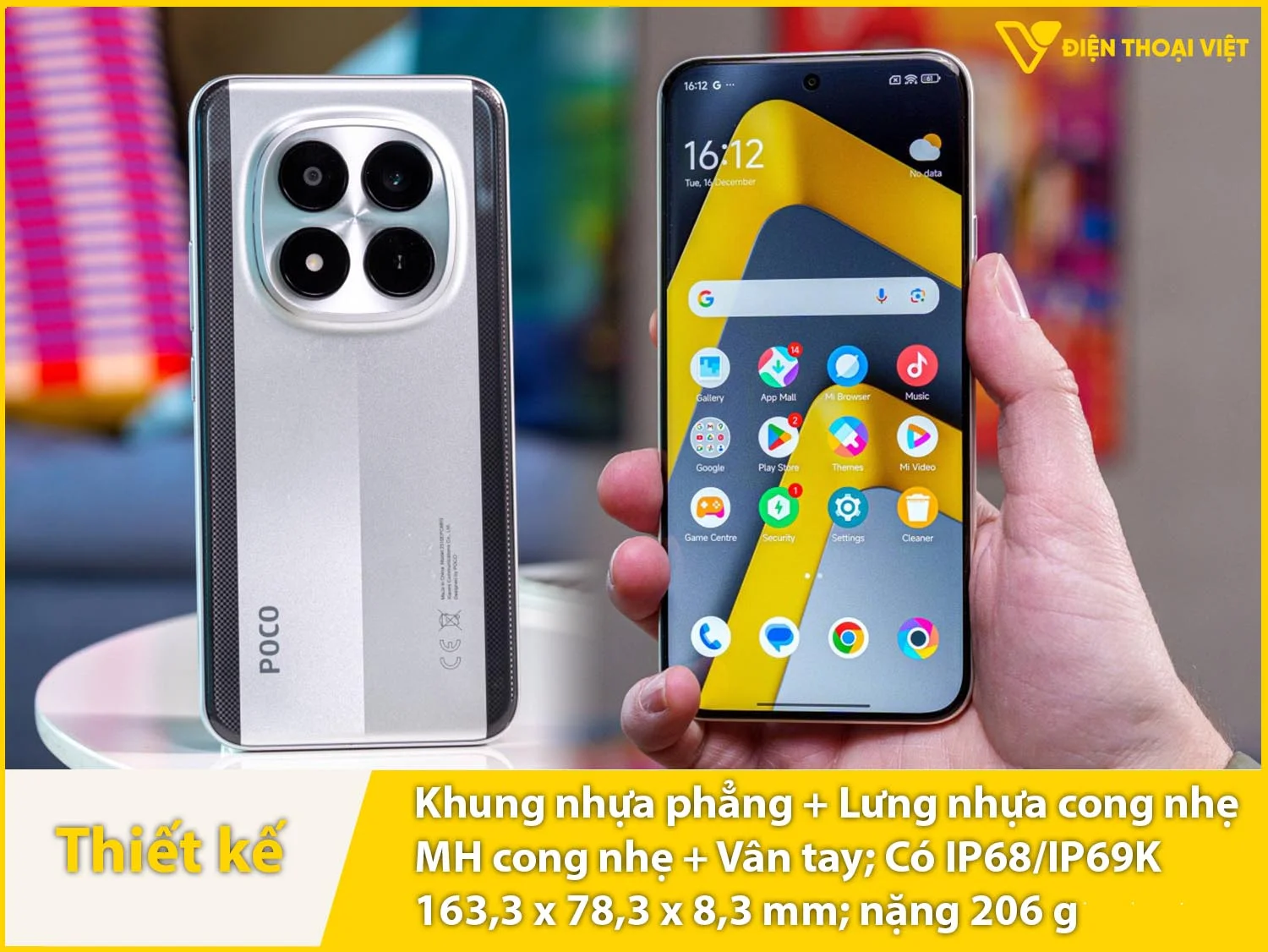 Thiết kế cao cấp, màn hình cong 4 cạnh