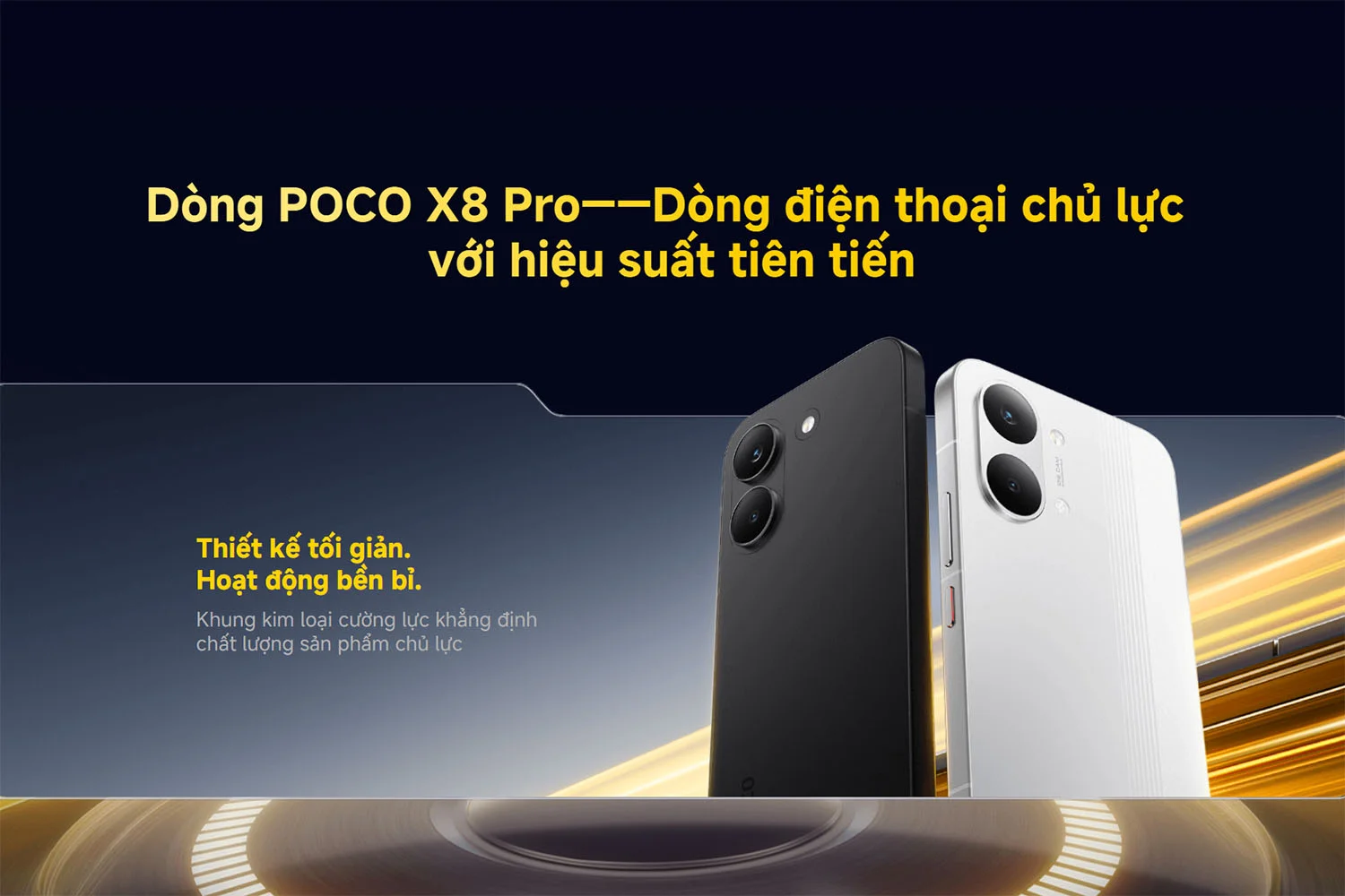 Dòng POCO X8 Pro có camera chính 50MP