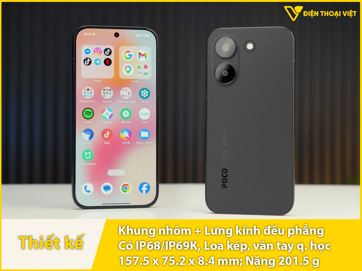 Khung kim loại phẳng & Mặt lưng kính phẳng