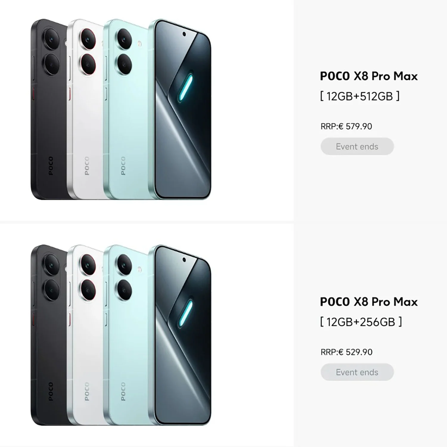 POCO X8 Pro Max giá 16,2 triệu
