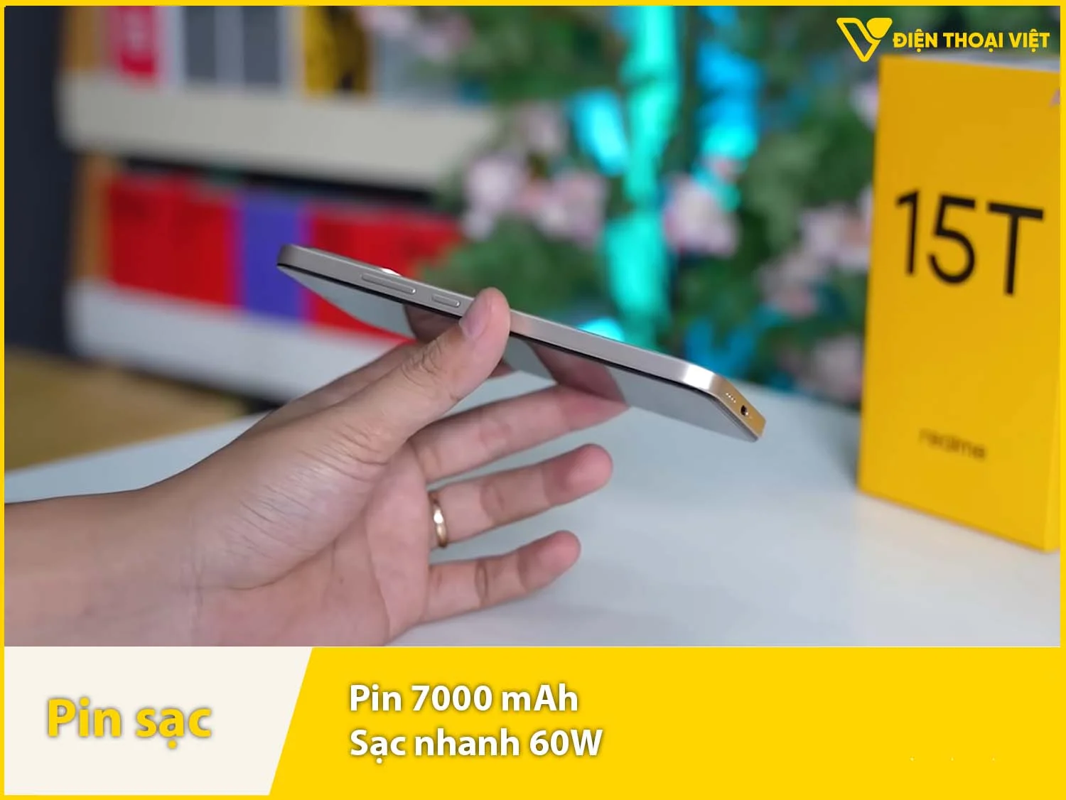 Pin 7000mAh & Sạc nhanh 60W