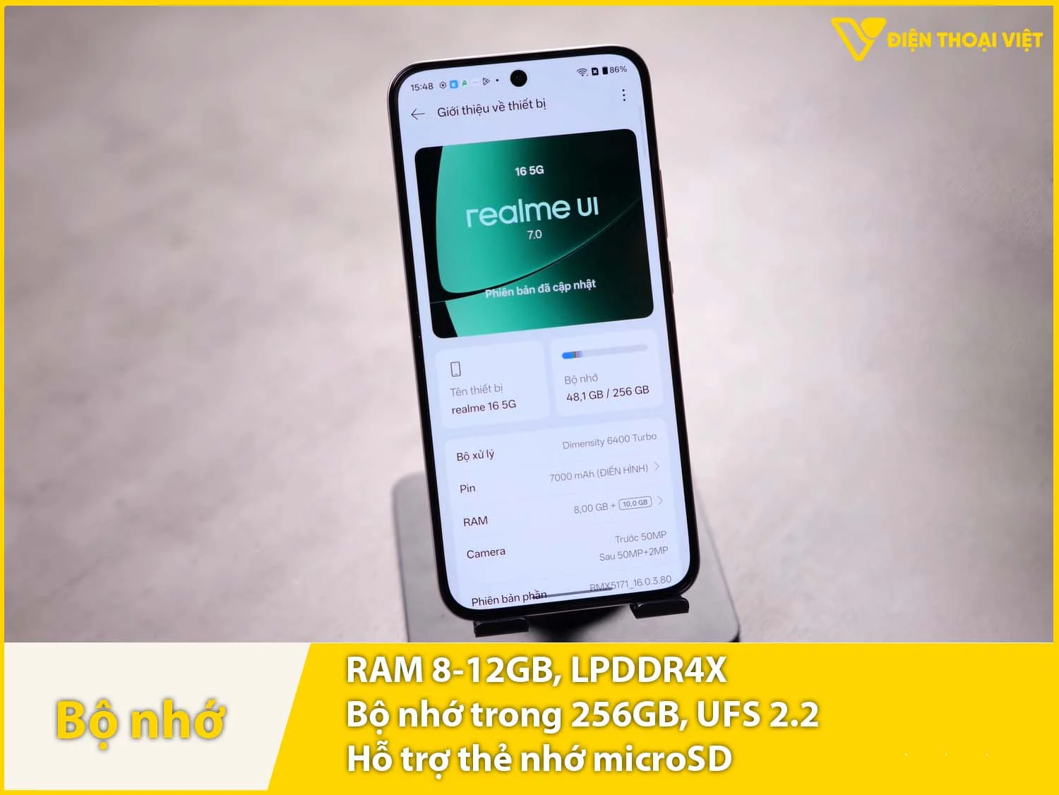 RAM 8-12GB & Bộ nhớ trong 256GB