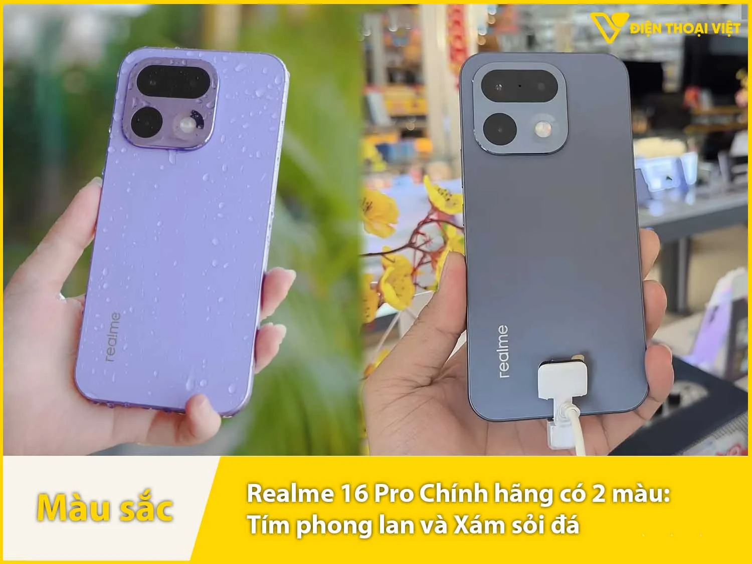 Realme 16 Pro có 2 màu sắc