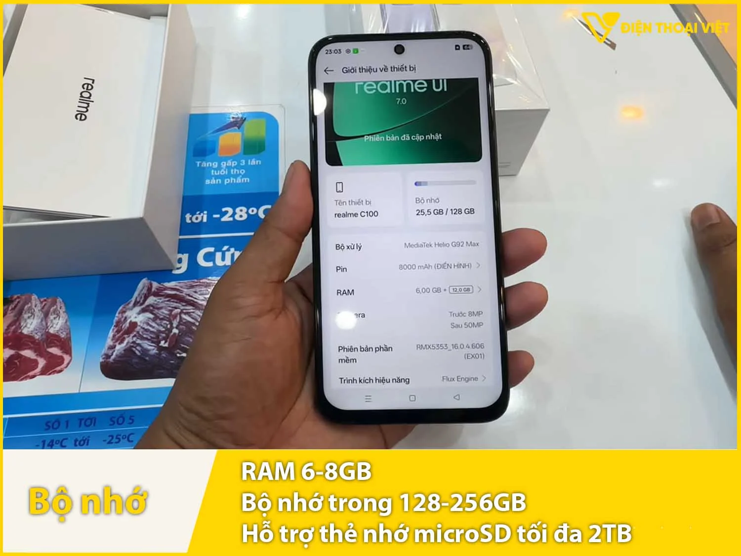 RAM 6-8GB & Bộ nhớ trong 128-256GB