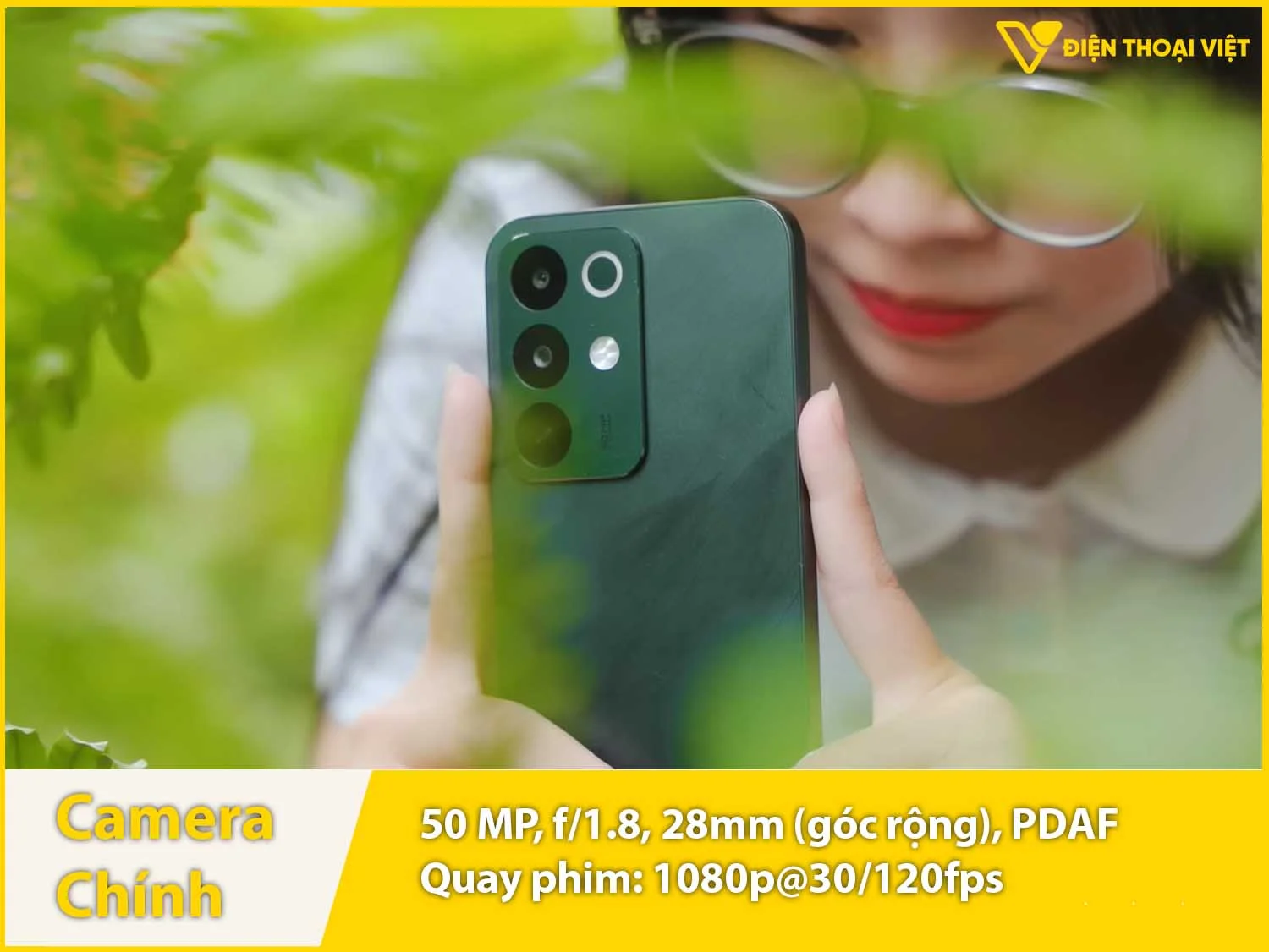 Camera sau 50MP & AI editor chuyên nghiệp