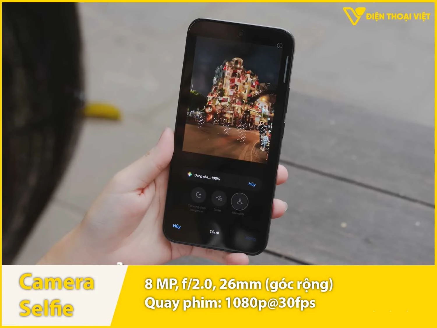 Camera selfie 50MP & quay video 1080p