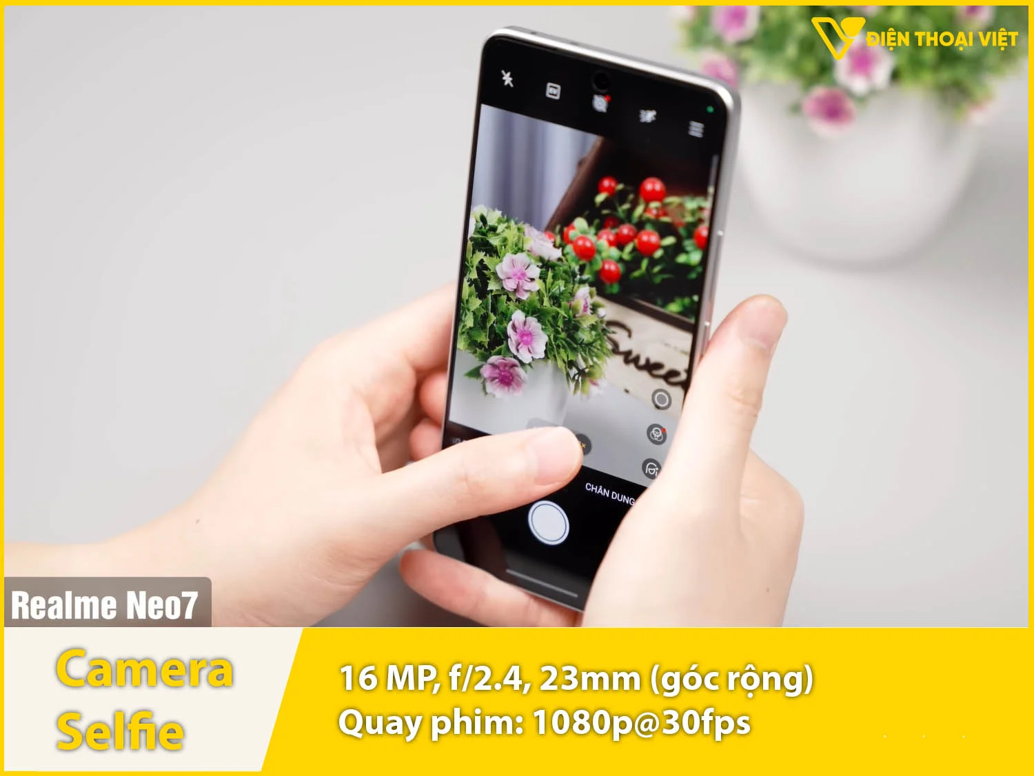 Camera selfie 16MP & Quay video 1080p