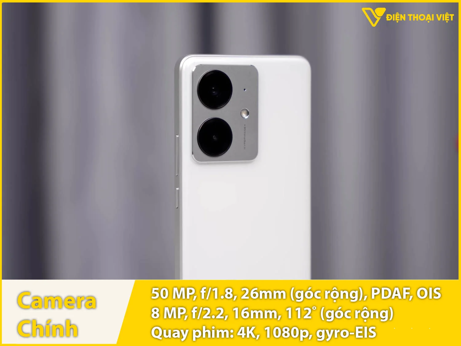 Camera kép 50MP & quay phim 4K