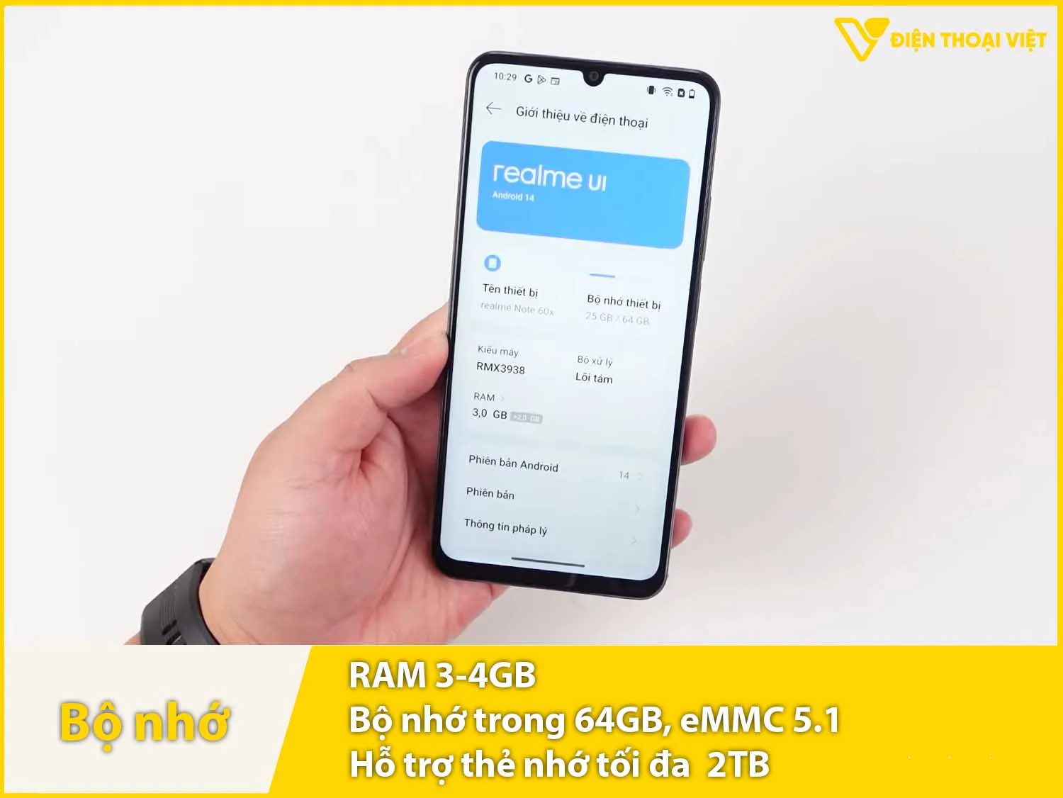 RAM 3-4GB & Bộ nhớ trong 64-128GB