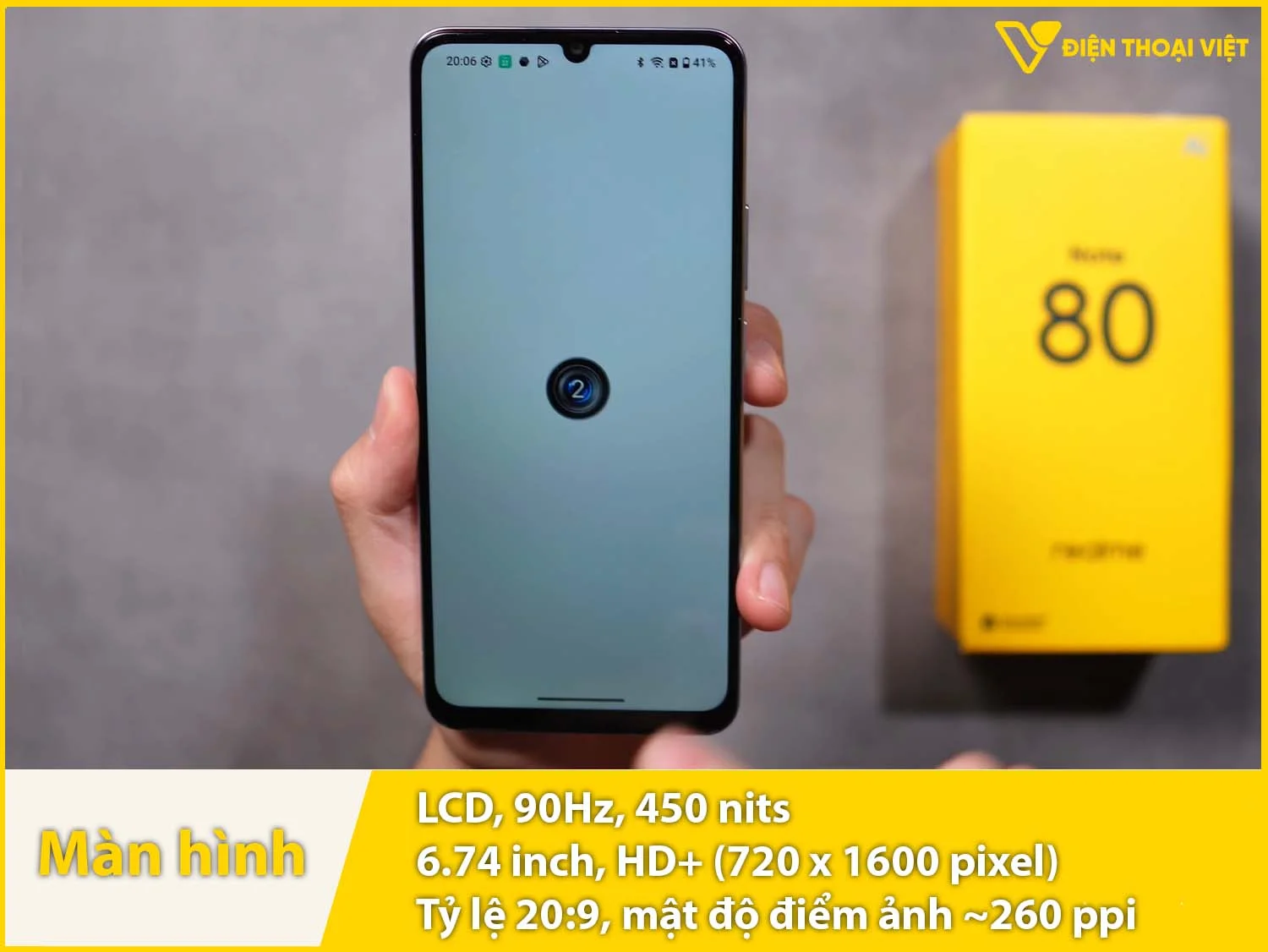 LCD 6,74 inch - 90Hz - 563 nit