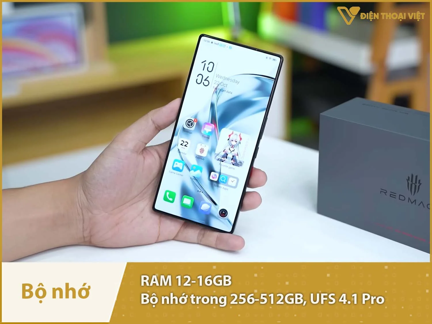 Red Magic 11 Pro có RAM 12-16GB & Bộ nhớ trong 256-512GB
