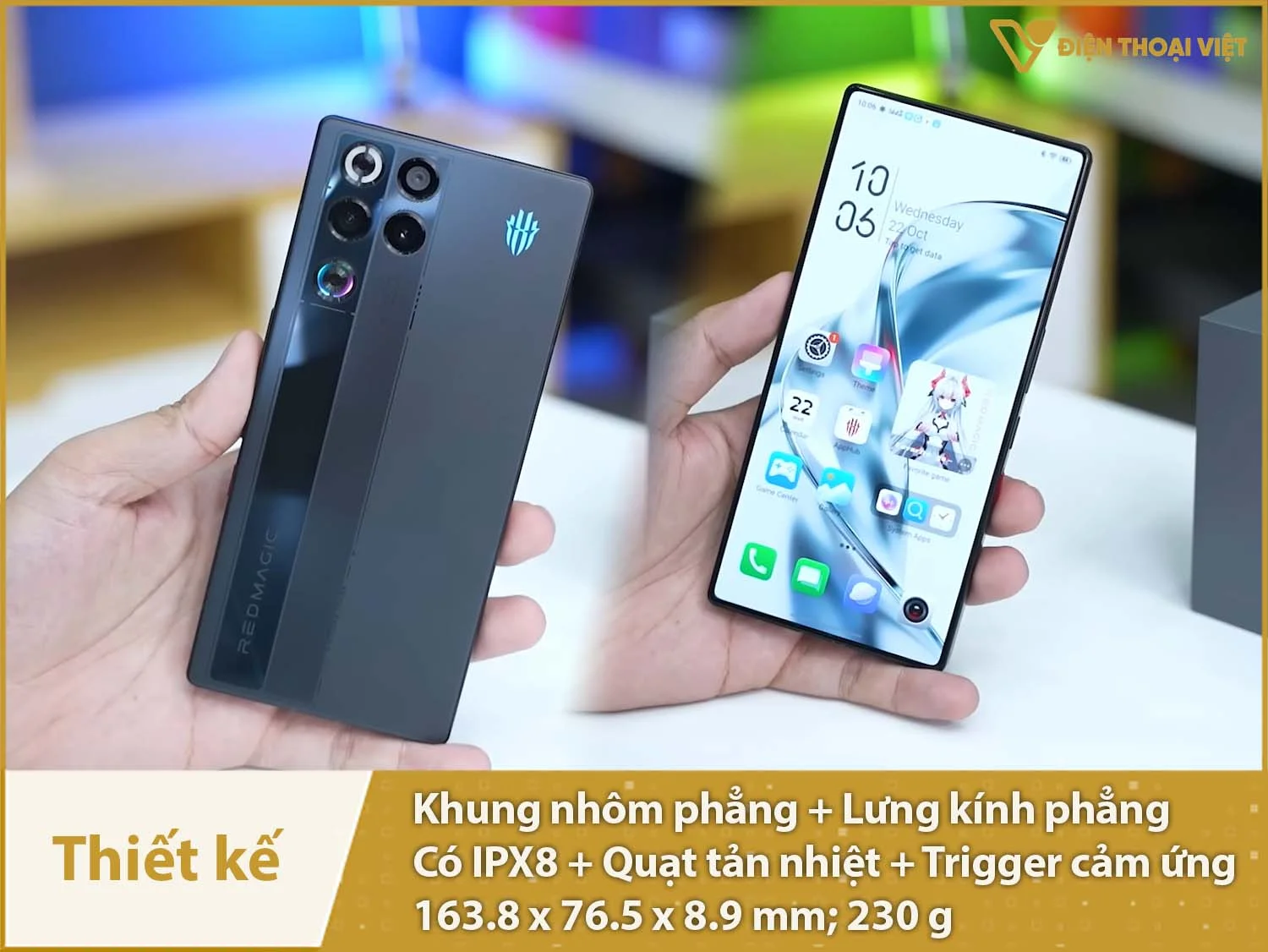 Thiết kế quen thuộc có IPX8 cao cấp