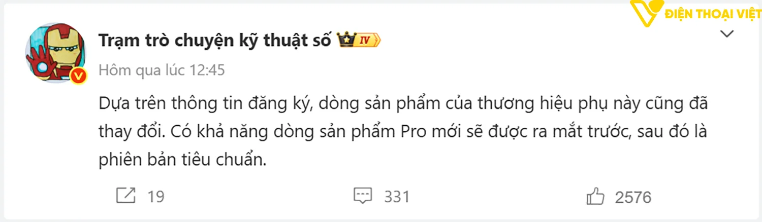 Chia sẻ của chuyên gia Digital Chat Station trên mạng xã hội Weibo