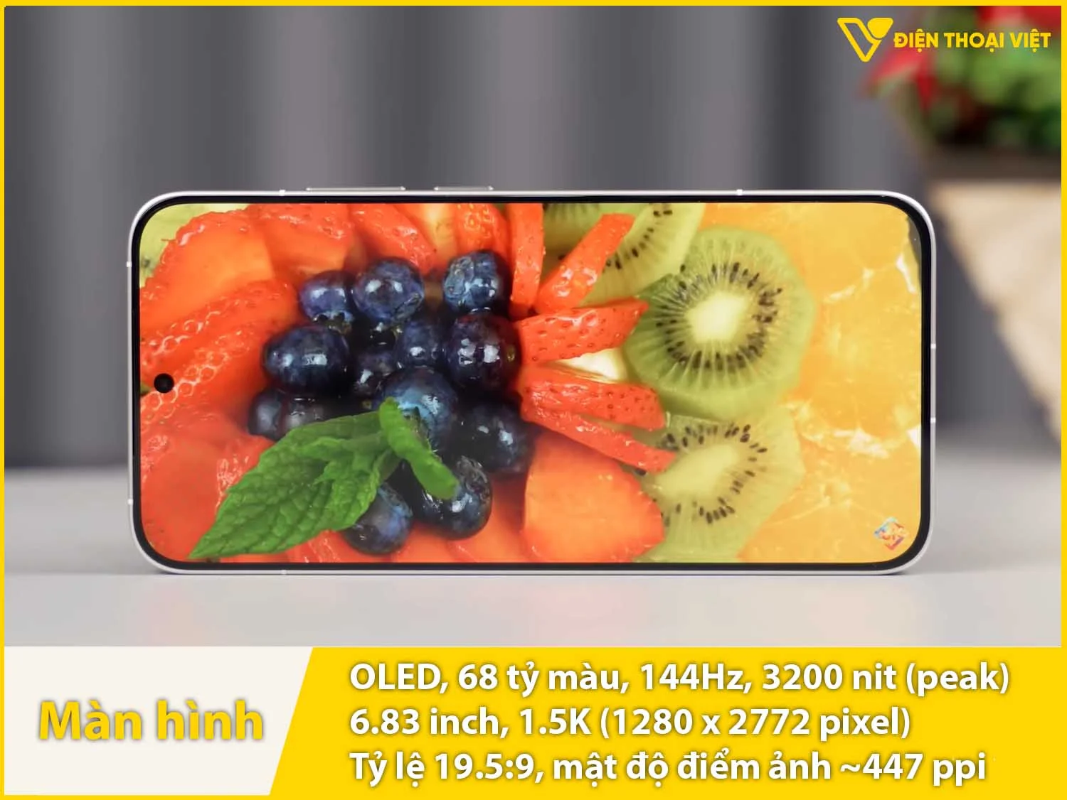 REDMI K80 Ultra có màn hình AMOLED 6,83 inch – 144Hz – 3200 nit