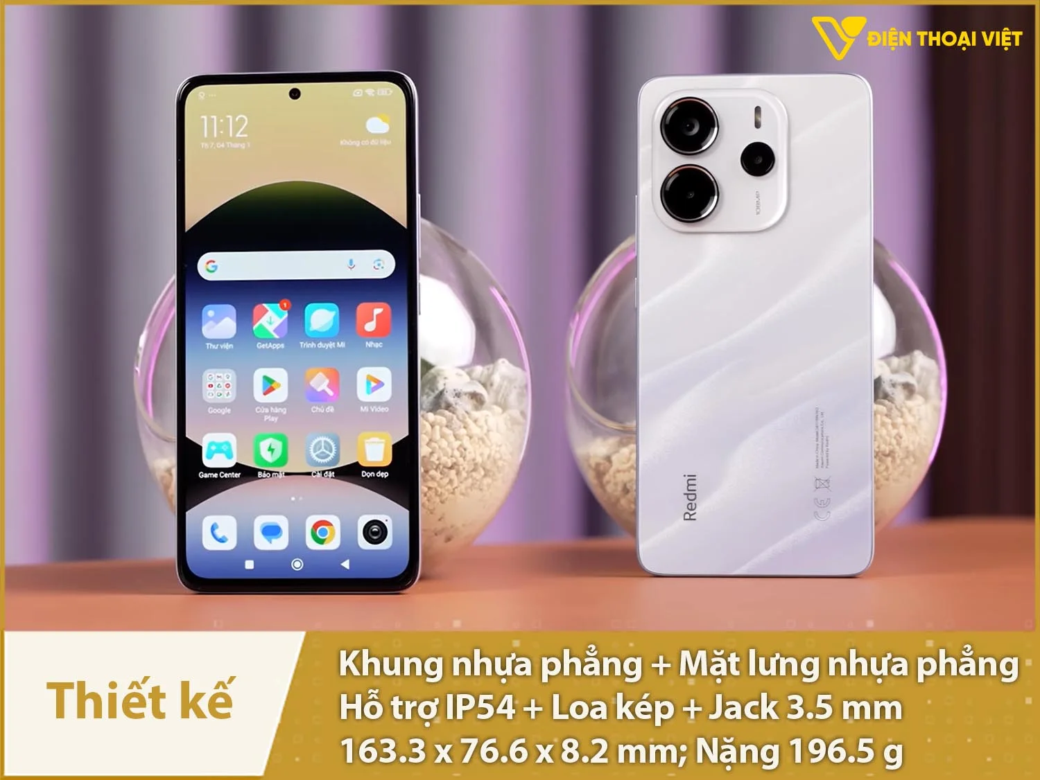 Thiết kế vuông vức, sang trọng