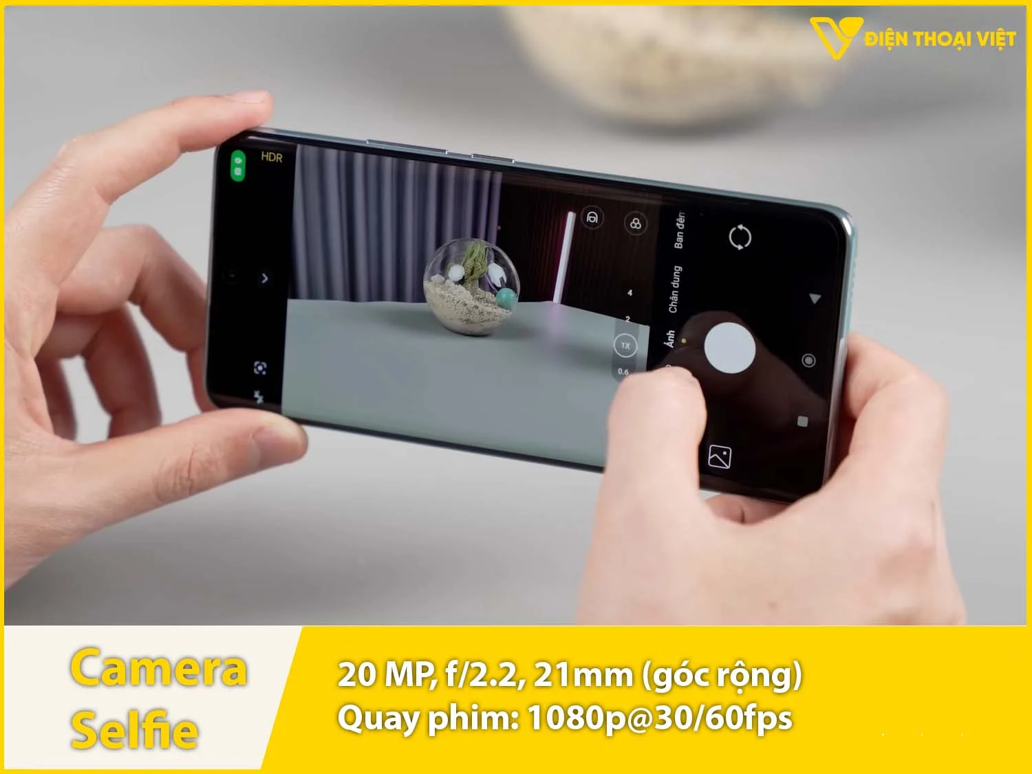 Selfie 20MP & Quay phim 1080p
