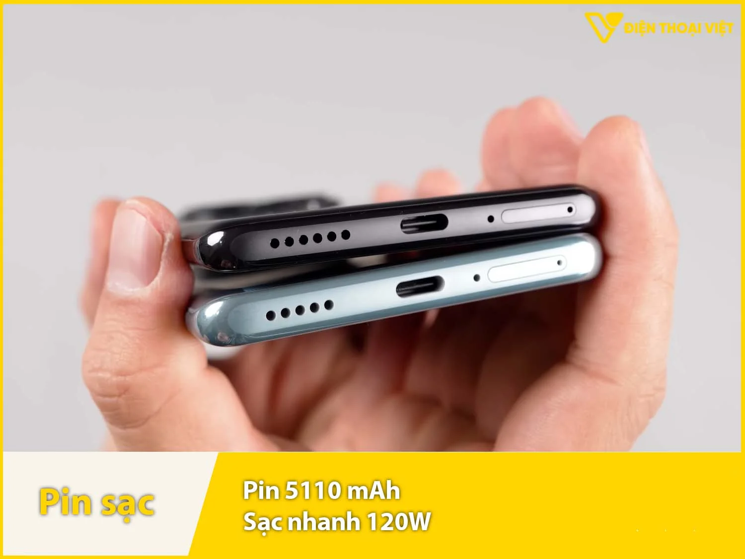 Pin 5110mAh & Sạc 120W